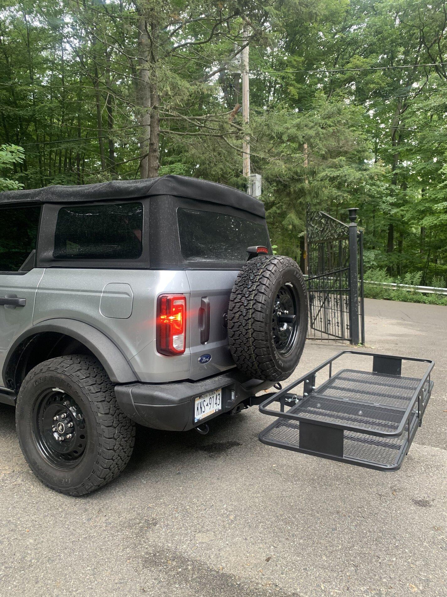 Ford Bronco Curt folding cargo basket FD7EB2CD-DD4F-4808-95C6-328B8930C556