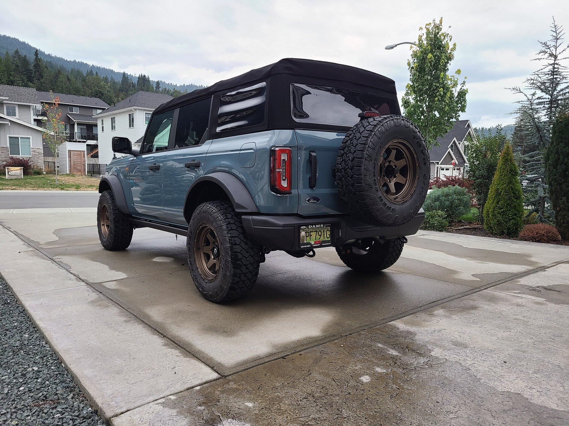 Ford Bronco Show us your installed wheel / tire upgrades here! (Pics) 20210821_194920