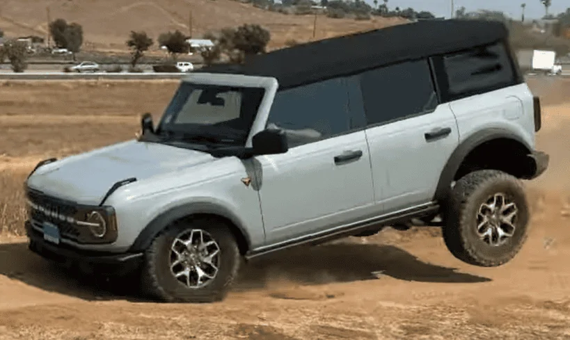 Ford Bronco Bronco Badlands Jumping & Driven Hard 1629665519590