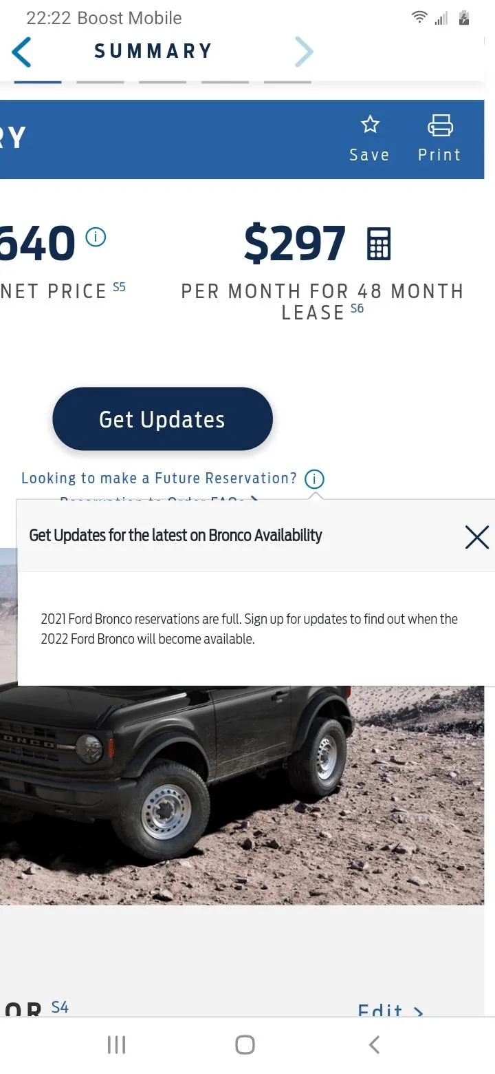 Ford Bronco Reservation program ends for the Bronco - No NEW Reservations Screenshot_20210824-222210_Chrom