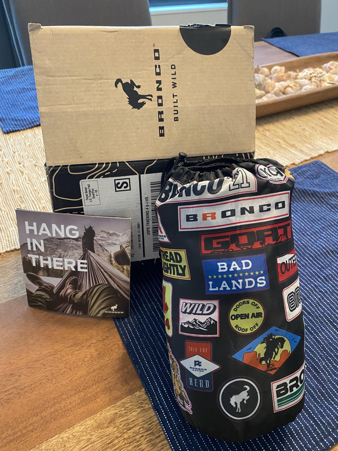 Ford Bronco Hammock swag gift thread hammock