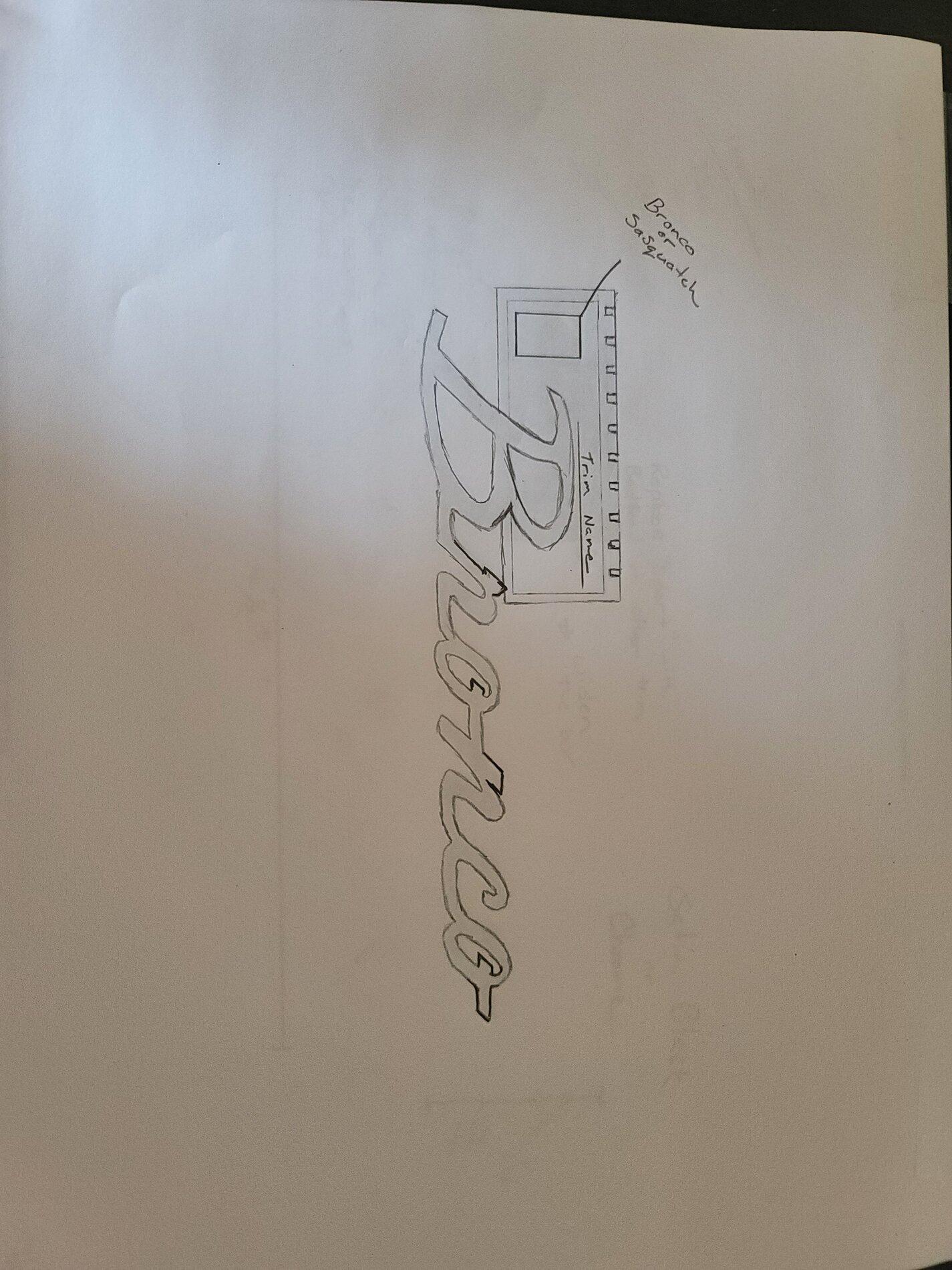 Ford Bronco Side Badge Replacement Idea 20210825_160313