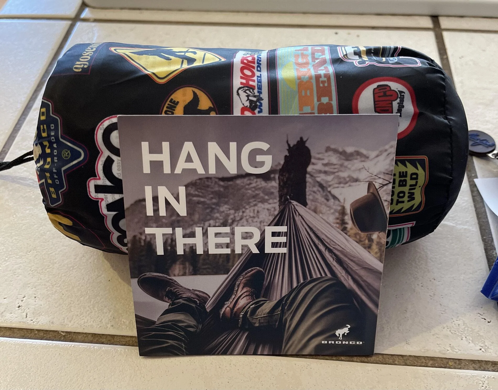 Ford Bronco Hammock swag gift thread 279F780B-1934-4316-8082-F9F03BD8614B