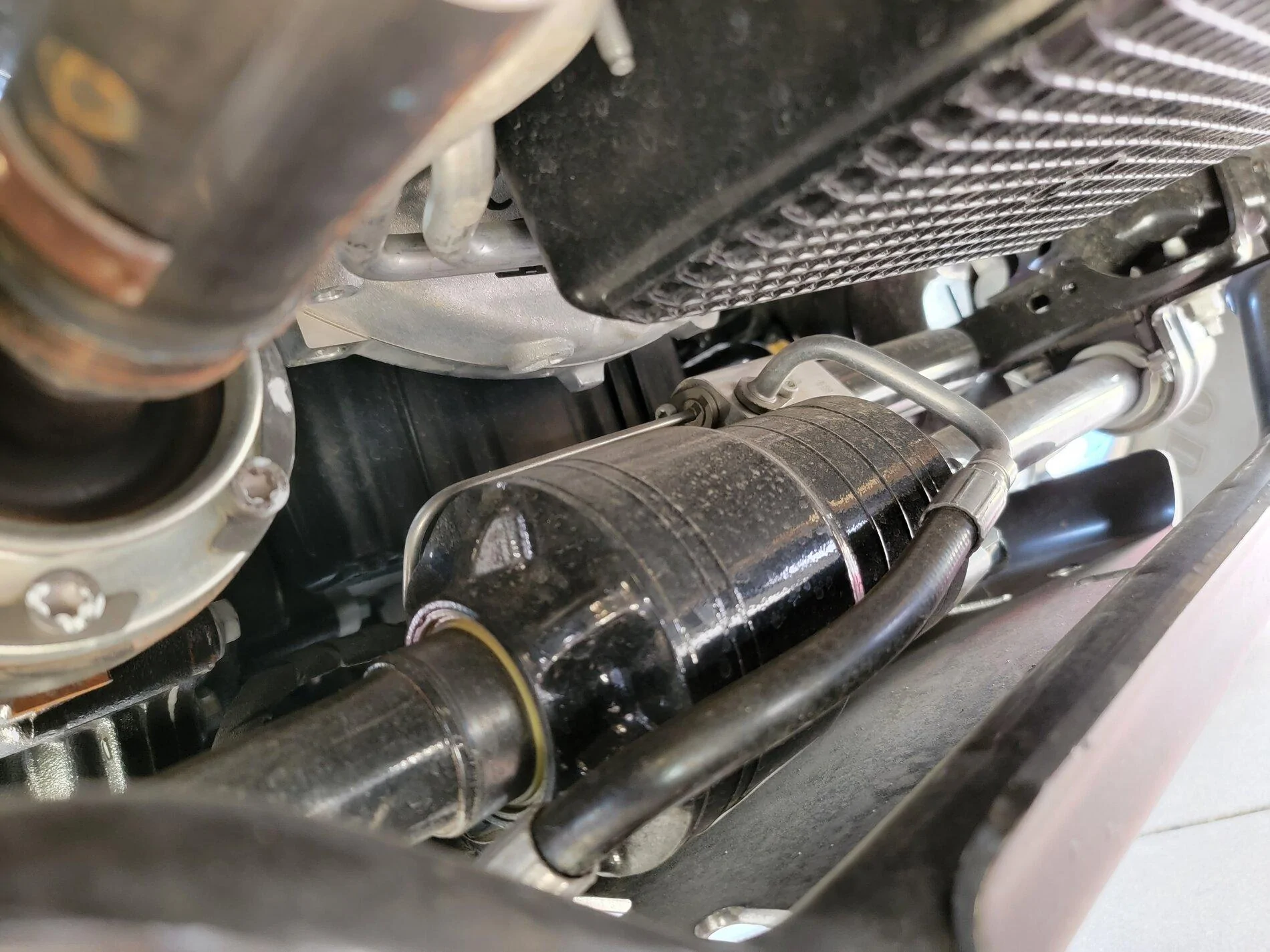 Ford Bronco Ground Clearance Difference 2.3L and 2.7L Chassis 20210515_100540