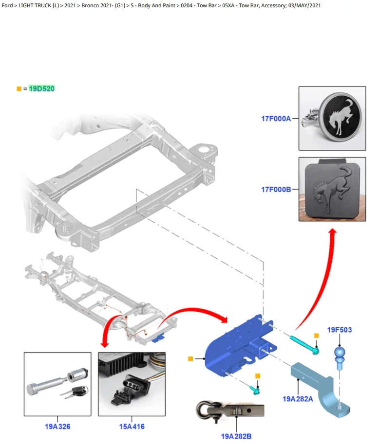 Ford Bronco Adding a tow package aftermarket 1630111616162