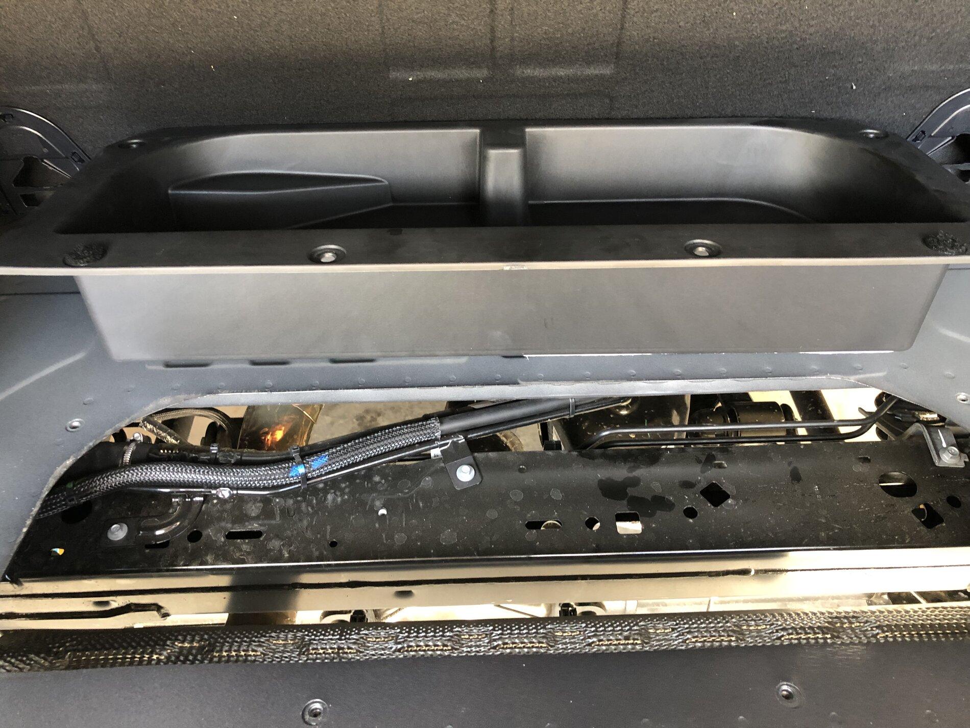 Ford Bronco Cargo Safe (Locking Storage) by Console Vault - installation and review on 2021 Bronco 7 insert out