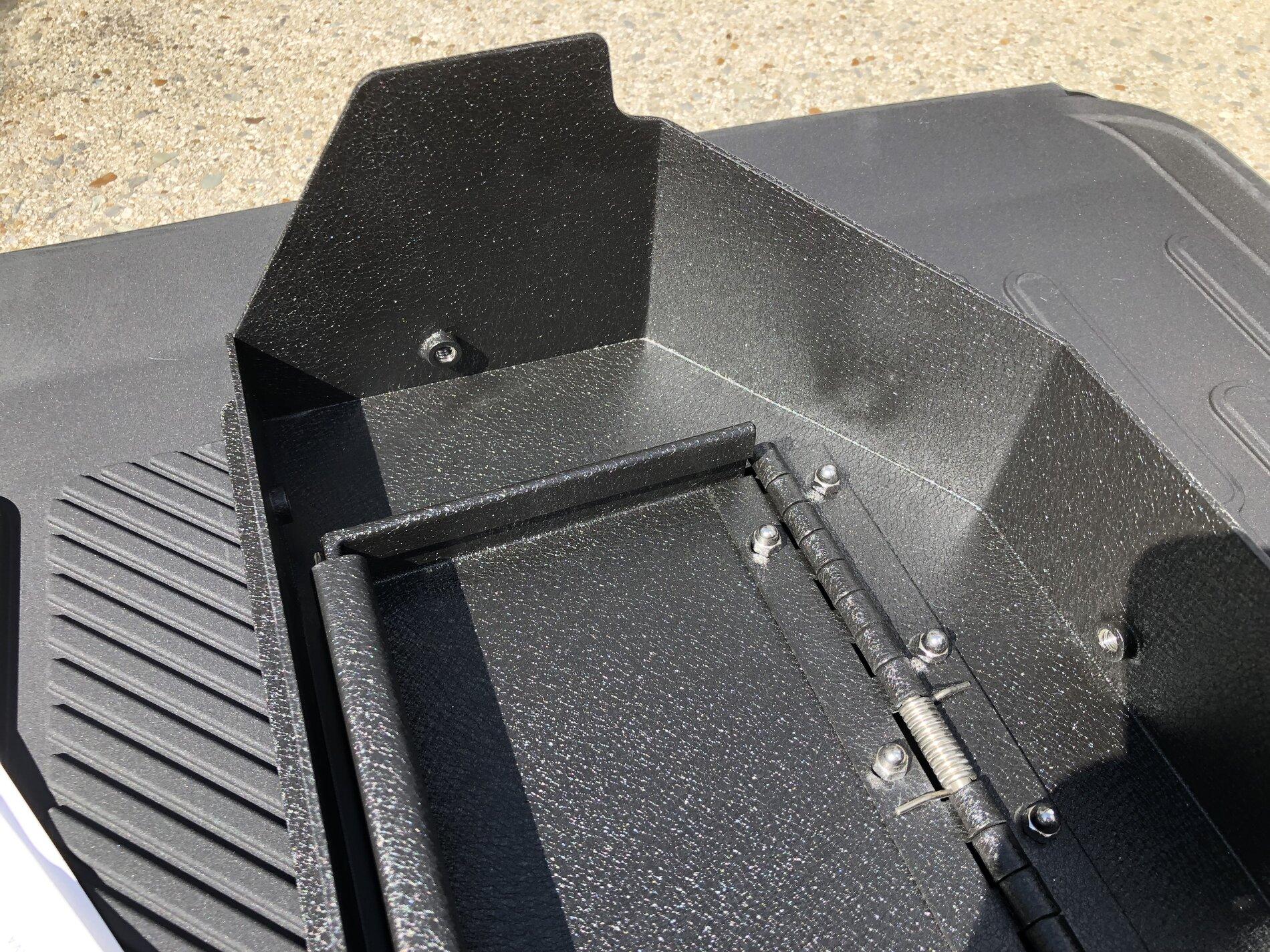 Ford Bronco Cargo Safe (Locking Storage) by Console Vault - installation and review on 2021 Bronco 4 vaultbottomclose