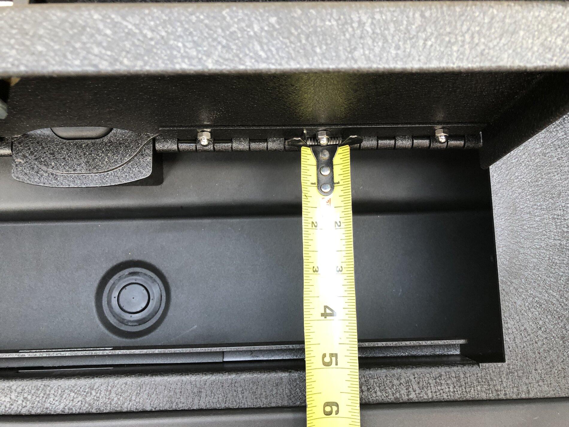 Ford Bronco Cargo Safe (Locking Storage) by Console Vault - installation and review on 2021 Bronco IMG_7909