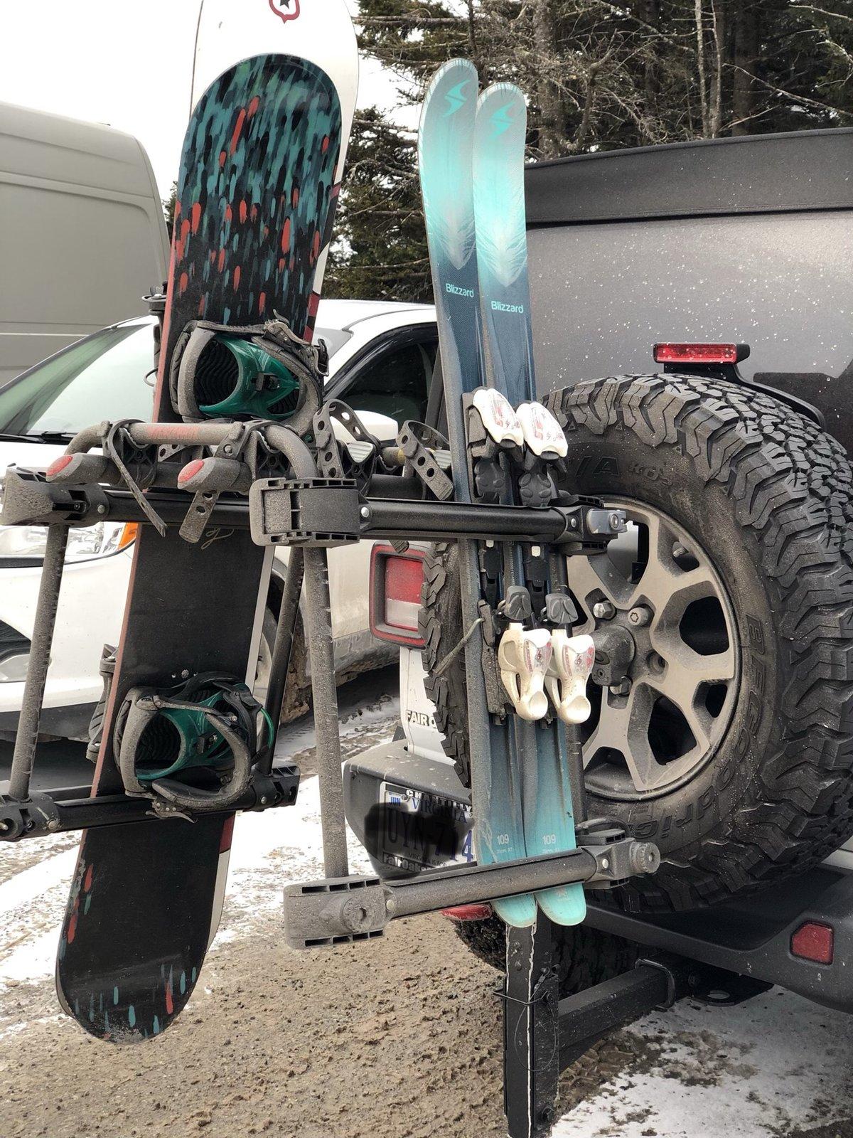 Ford Bronco Going skiing with a soft top 1630176565711