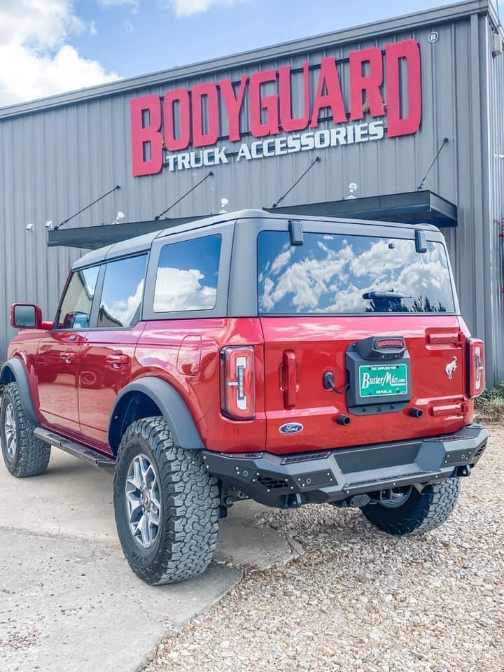 Ford Bronco Bodyguard Bumper for 2021 Bronco - front bumper with camera relocation and winch C195B6E2-6F32-4FE6-928F-864141E4D8D7