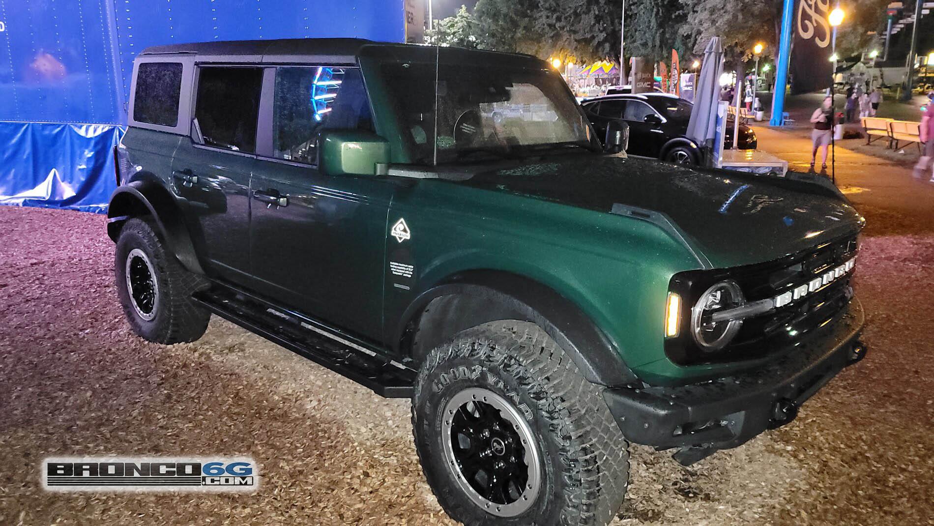 Ford Bronco Eruption Green Bronco Outer Banks spotted at MN State fair 2022 Bronco Euruption Green Outer Banks Spotted 1