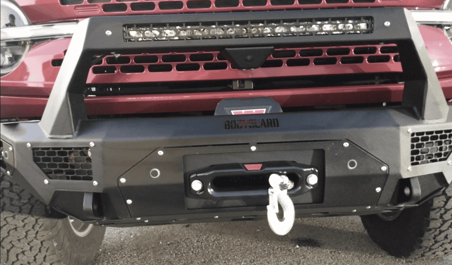 Ford Bronco Bodyguard Bumper for 2021 Bronco - front bumper with camera relocation and winch 1630208297767
