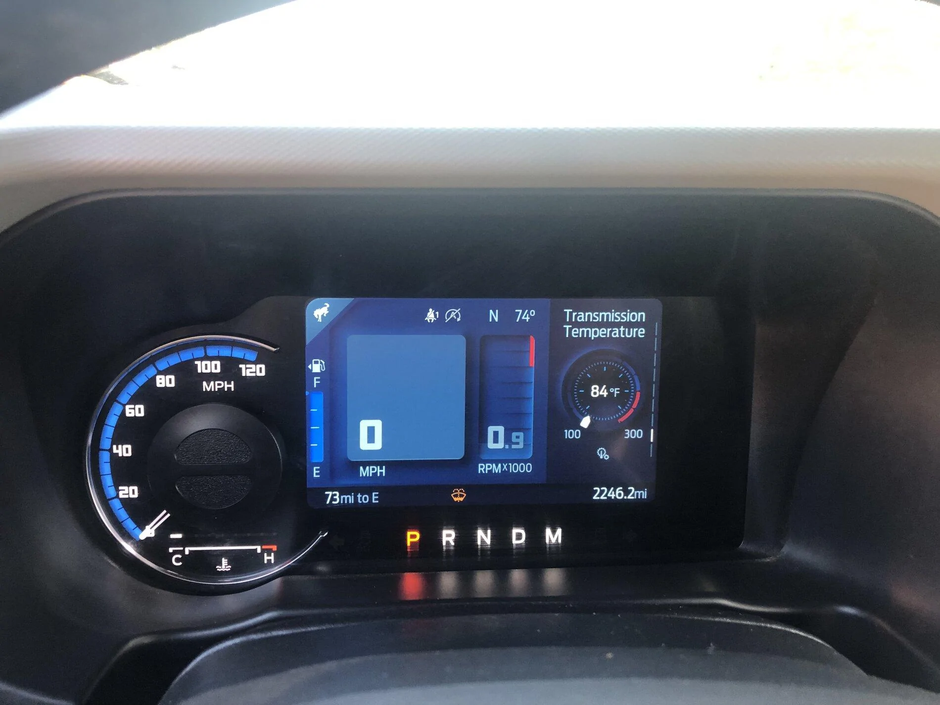 Ford Bronco 10 Speed Transmission Temperature Display 7051DE95-CD51-407E-A370-45A154B0CA9B