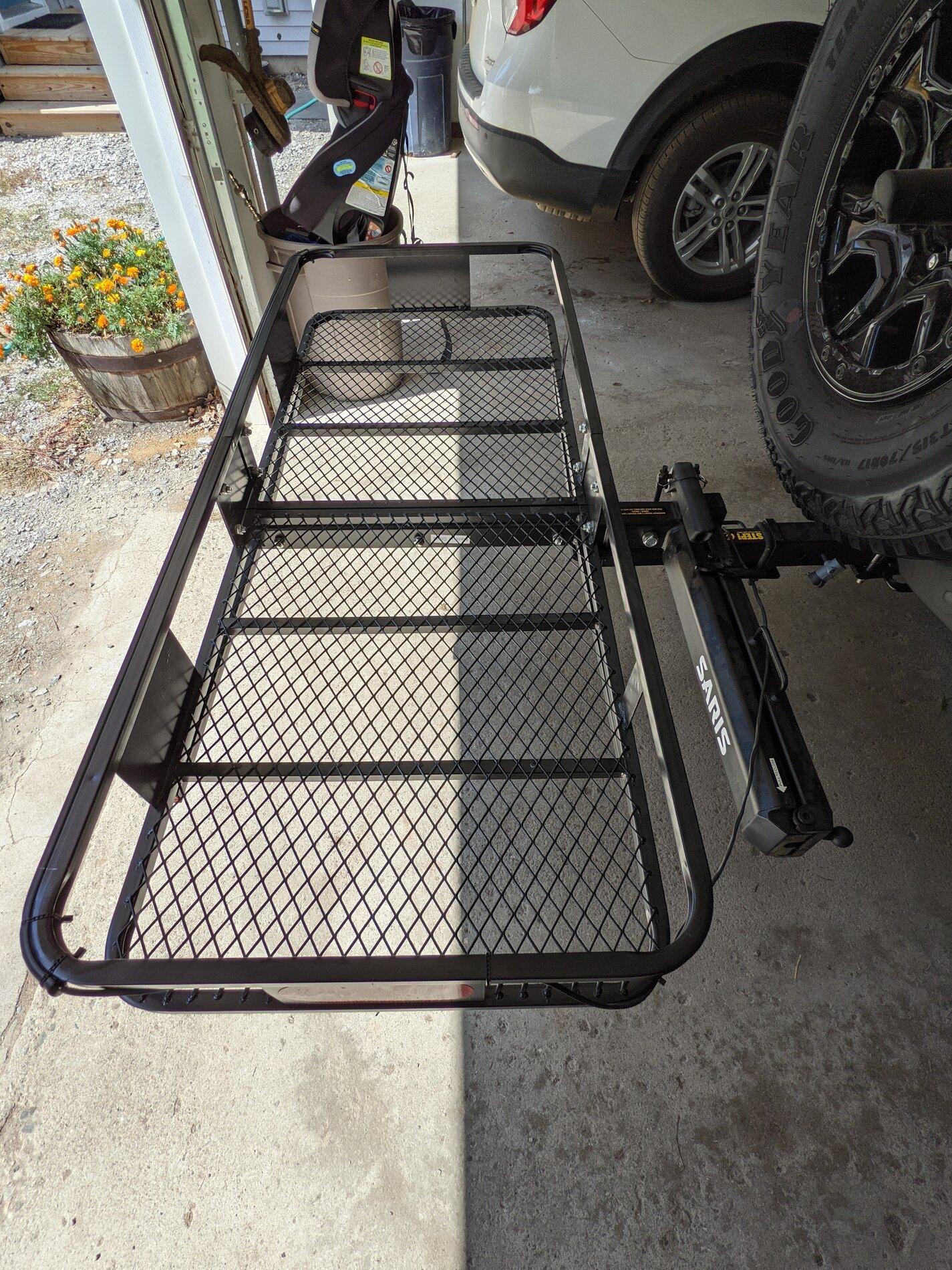 Ford Bronco Curt folding cargo basket PXL_20210829_164216119