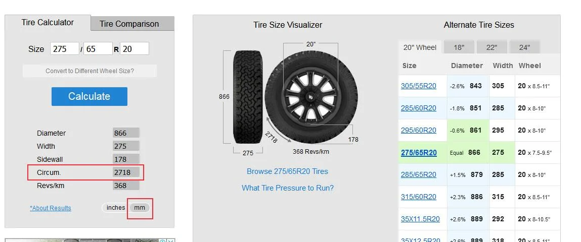 Ford Bronco Ford Senior Master Tech Here (w/ Bronco Ordered). Have Questions? tire_size_calc_1