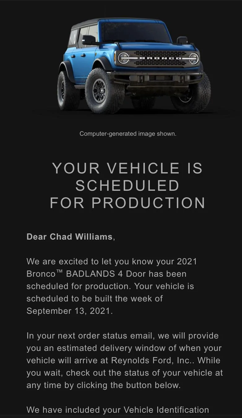 Ford Bronco 📬 8/19 Scheduling Email Received Group 1630340042447