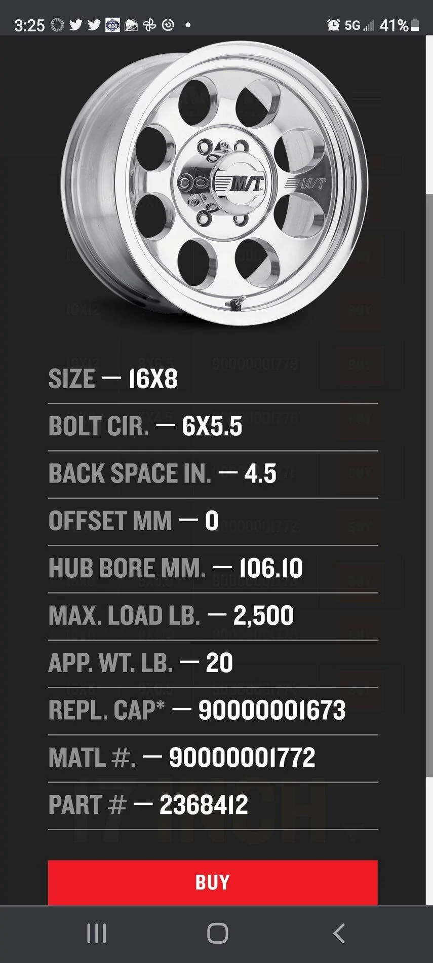 Ford Bronco Mickey Thompson Classic iii wheels? Screenshot_20210830-152501_Chrom