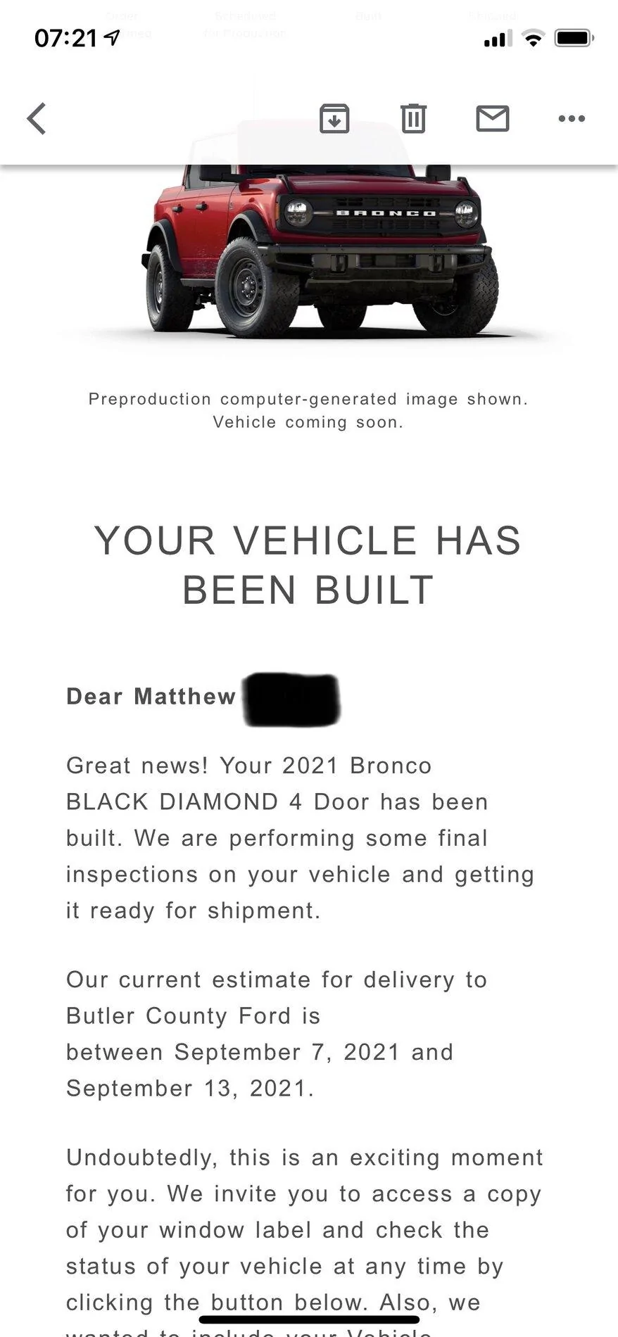Ford Bronco 🛠 8/2/21 build Week Thread FD456FAC-2936-45D3-BAB5-C64453B48F9E
