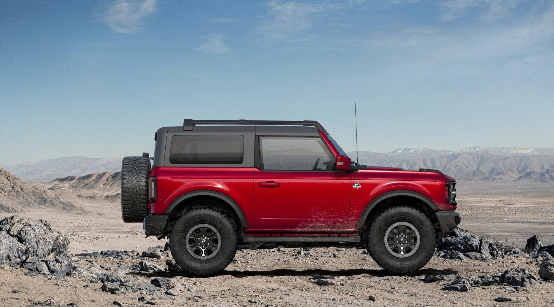 Ford Bronco Bronco Team 2 door. Outer Banks - Rapid Red