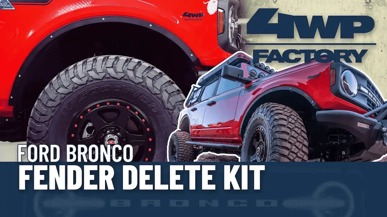 Ford Bronco Securing Fender Flares to Avoid Theft? fender delet