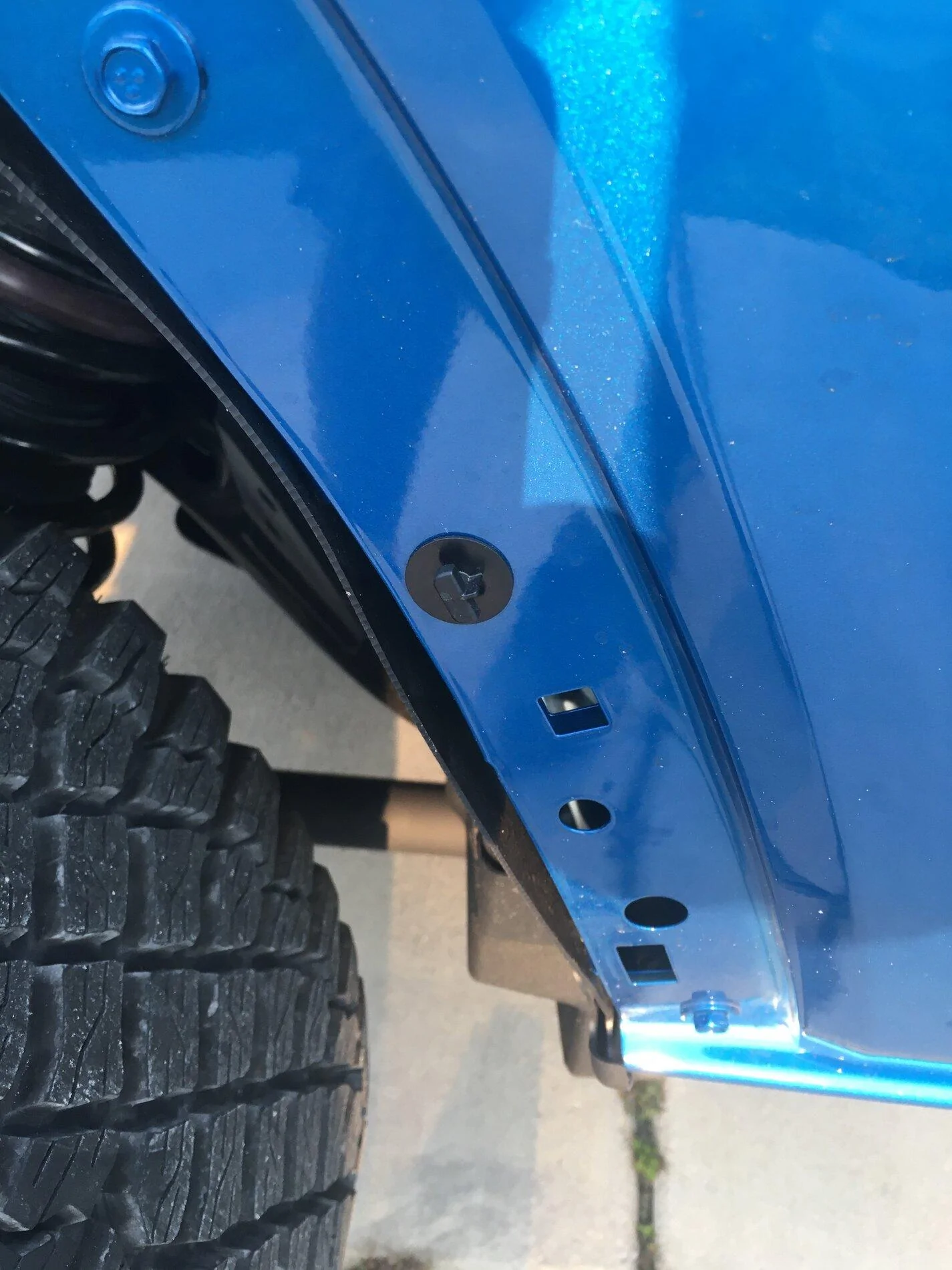 Ford Bronco Securing Fender Flares to Avoid Theft? PIN