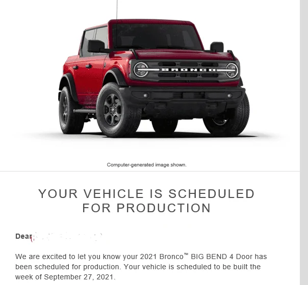Ford Bronco Rapid Red BaseSquatch Impressions BRONCO1