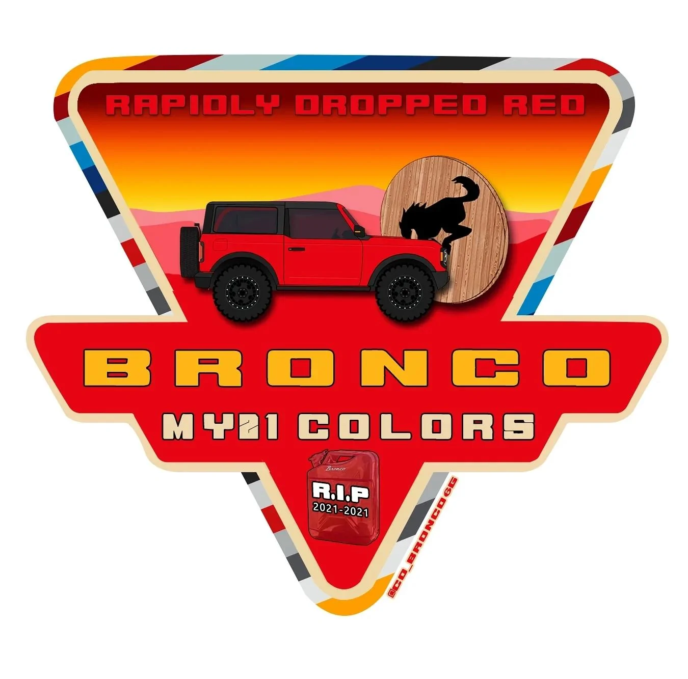 Ford Bronco Rapid Red/Antimatter Blue Complaint Line IMG_20210823_151407_350~2