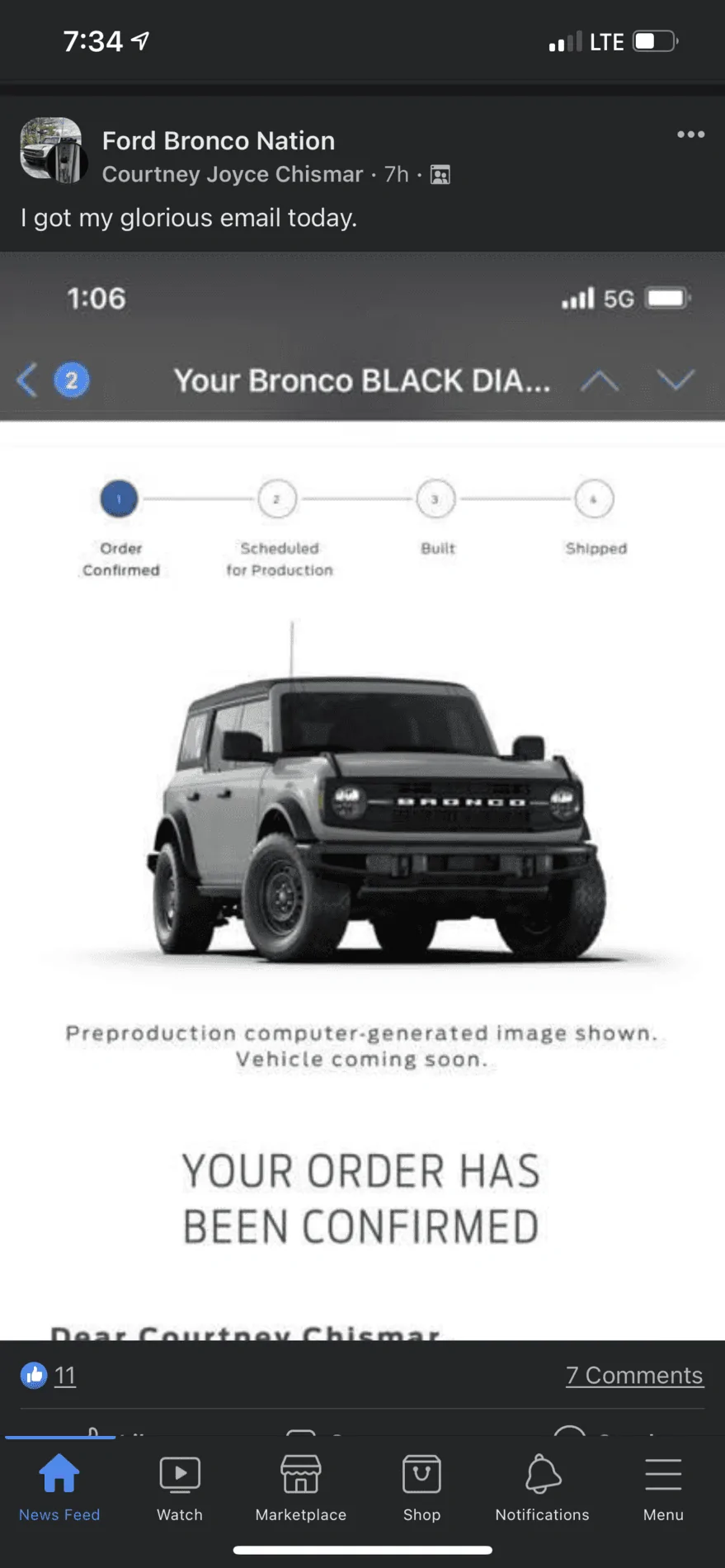 Ford Bronco ⛔️ [Update: Scheduling Cancelled For 10/18 Build Week]: Bronco scheduling this upcoming week (of 8/30) for production build weeks 10/4, 10/11, 10/18 44DA413C-6FEE-488D-9660-104CDD76DABF