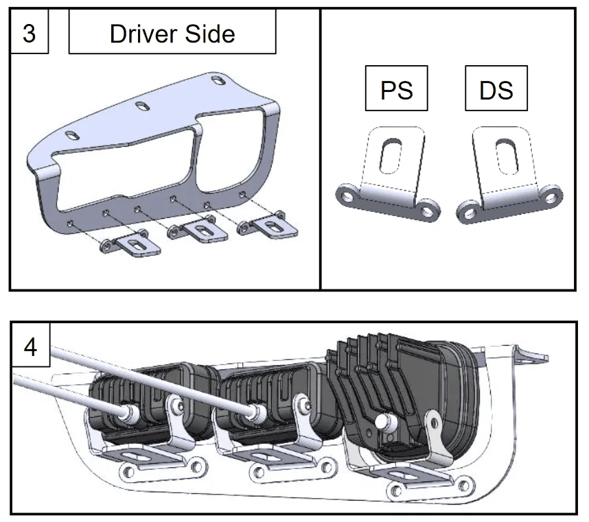 Ford Bronco Modular Bumper Fog Kit from Baja Designs 1630544273250