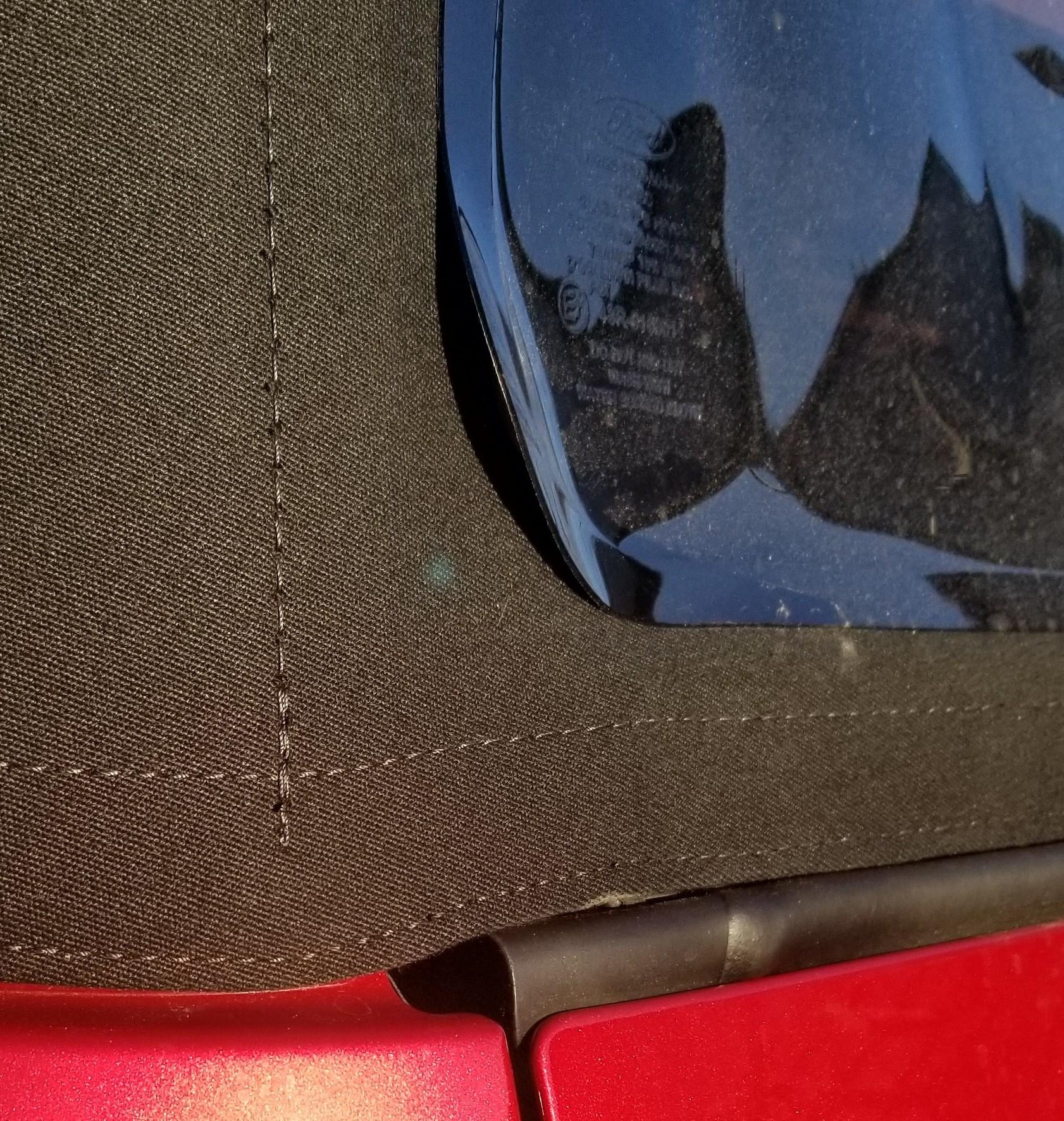 Ford Bronco Soft top rear window failing! 20210901_182556~3