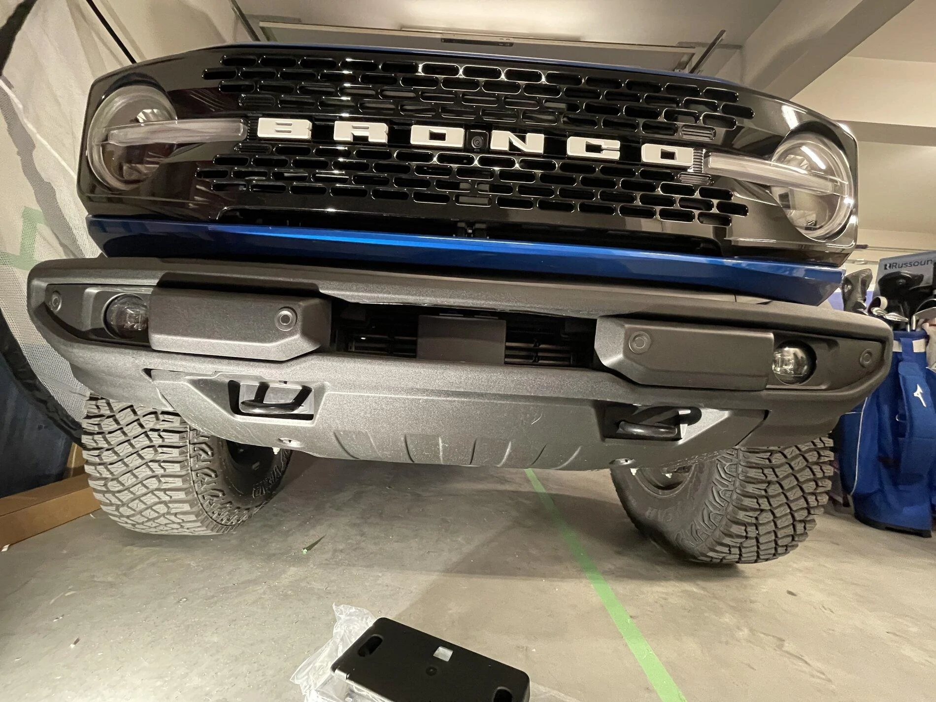 Ford Bronco Front License Plate Holder relocation! AD70332A-5C85-4EA5-90D2-CE2E88B842D2