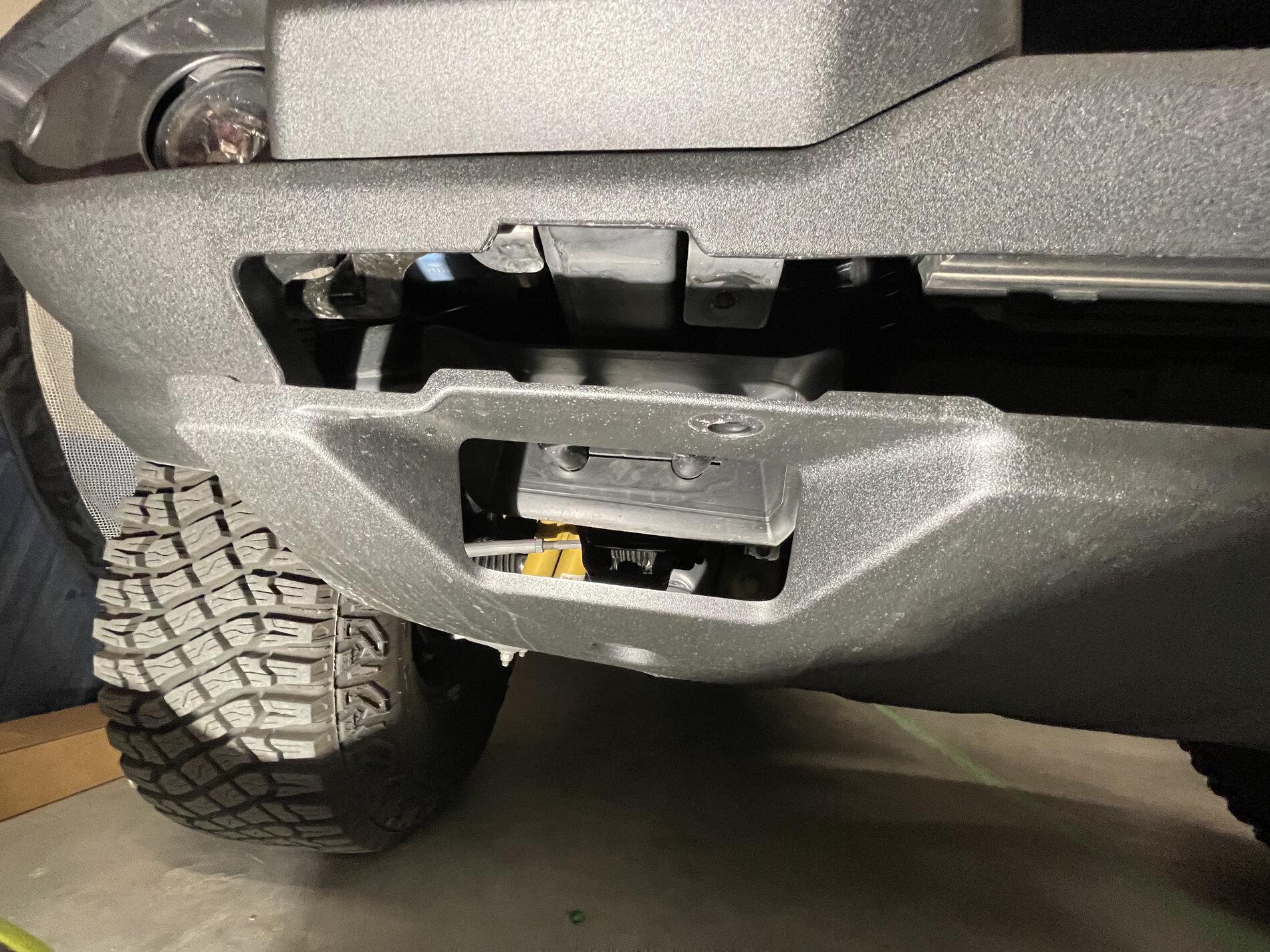 Ford Bronco Front License Plate Holder relocation! 4AF54000-58A3-4B57-9451-EB10DEE42802