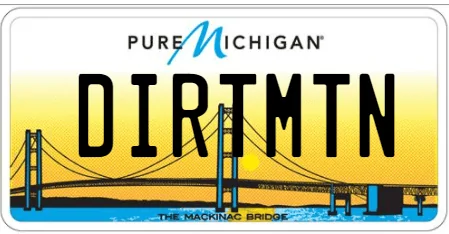 Ford Bronco Custom vanity license plate for Bronco? MI Plat