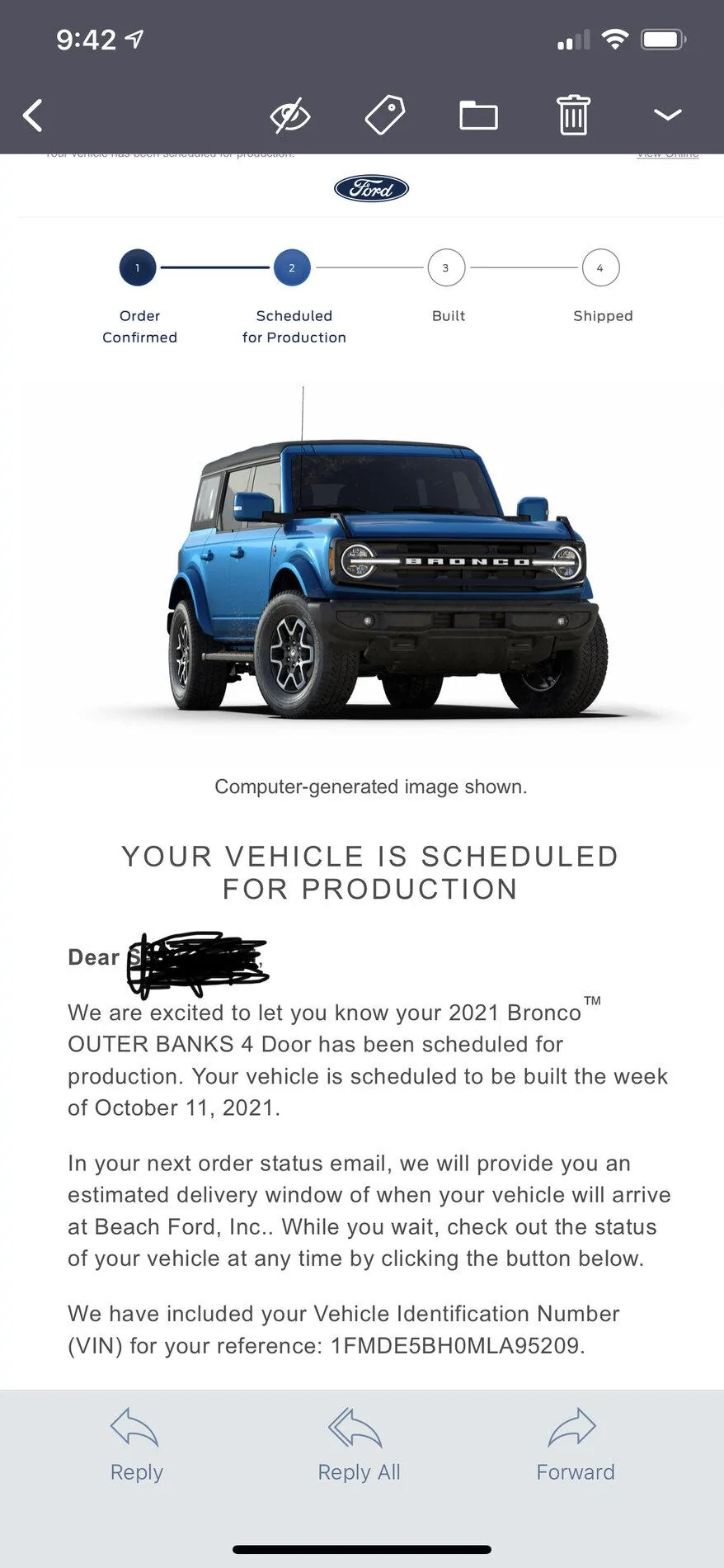 Ford Bronco 📬 9/2 Scheduling Email Received Group! 14F32548-535E-4E87-ACDD-5131AD43477D