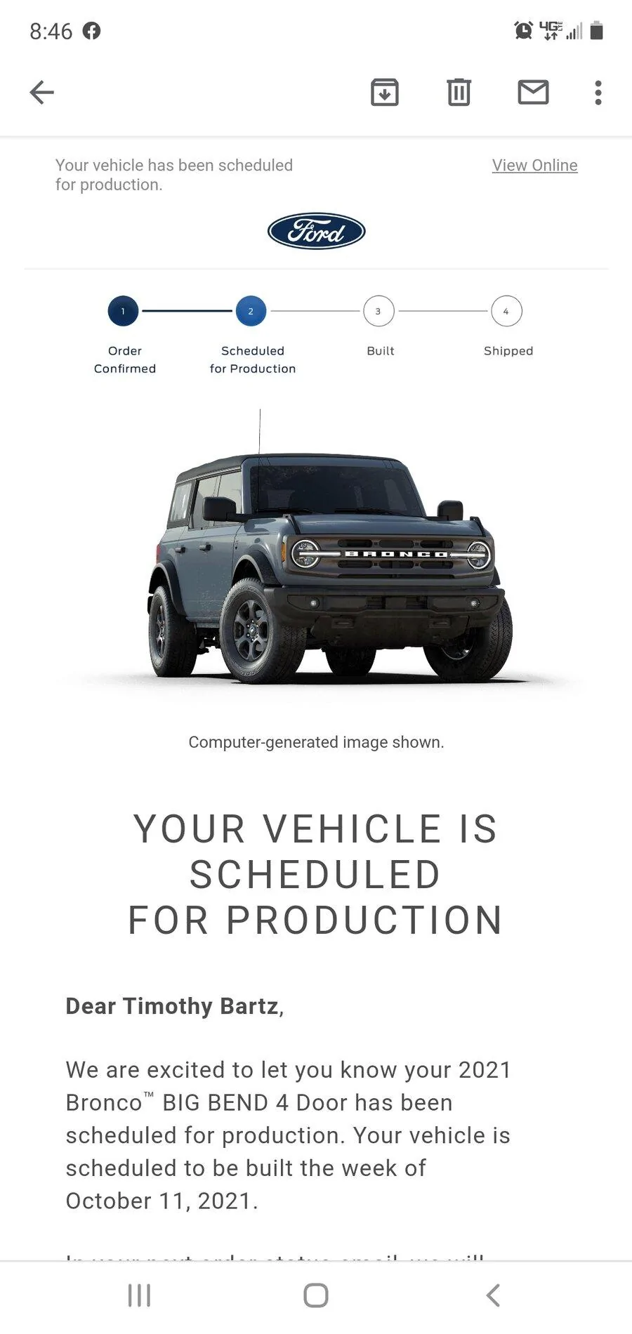 Ford Bronco 📬 9/2 Scheduling Email Received Group! Screenshot_20210902-084630_Gmail