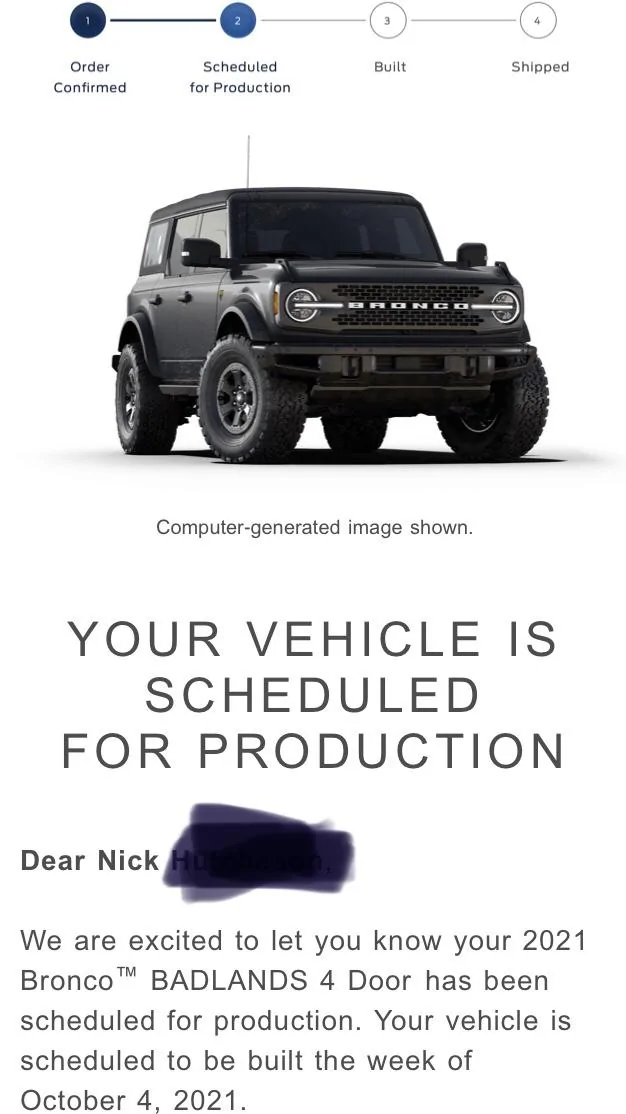 Ford Bronco 📬 9/2 Scheduling Email Received Group! 40EAEDF9-C667-4FCA-AF92-09A0BFADF0ED
