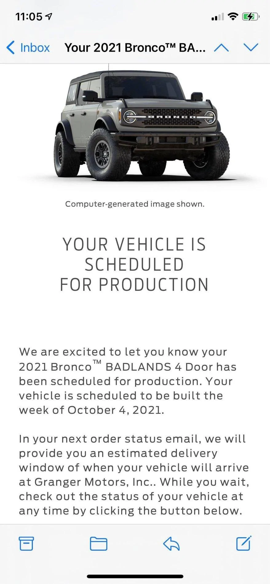 Ford Bronco 📬 9/2 Scheduling Email Received Group! 241265395_978256193022279_4300767714590799251_n