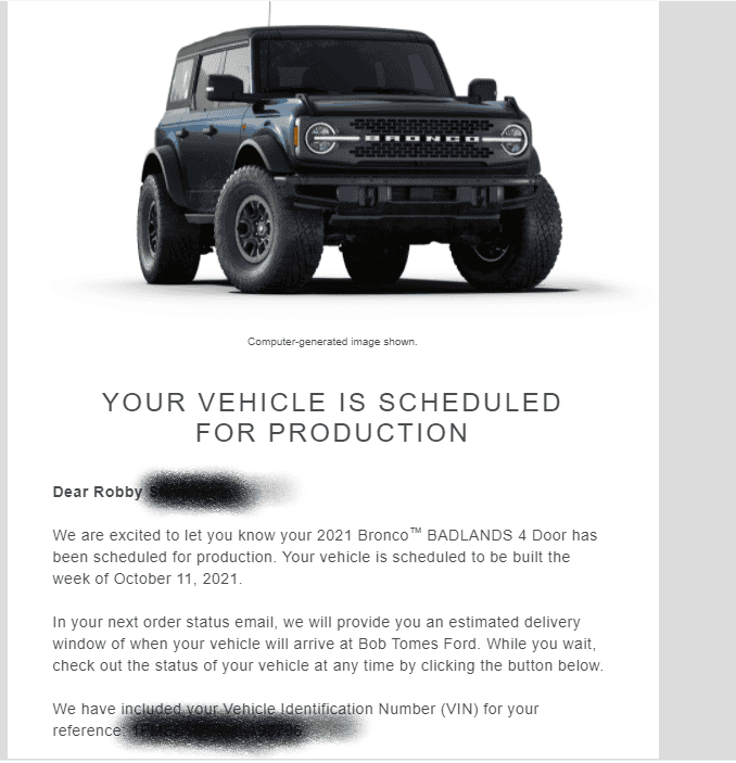 Ford Bronco 📬 9/2 Scheduling Email Received Group! Screenshot 2021-09-02 110912