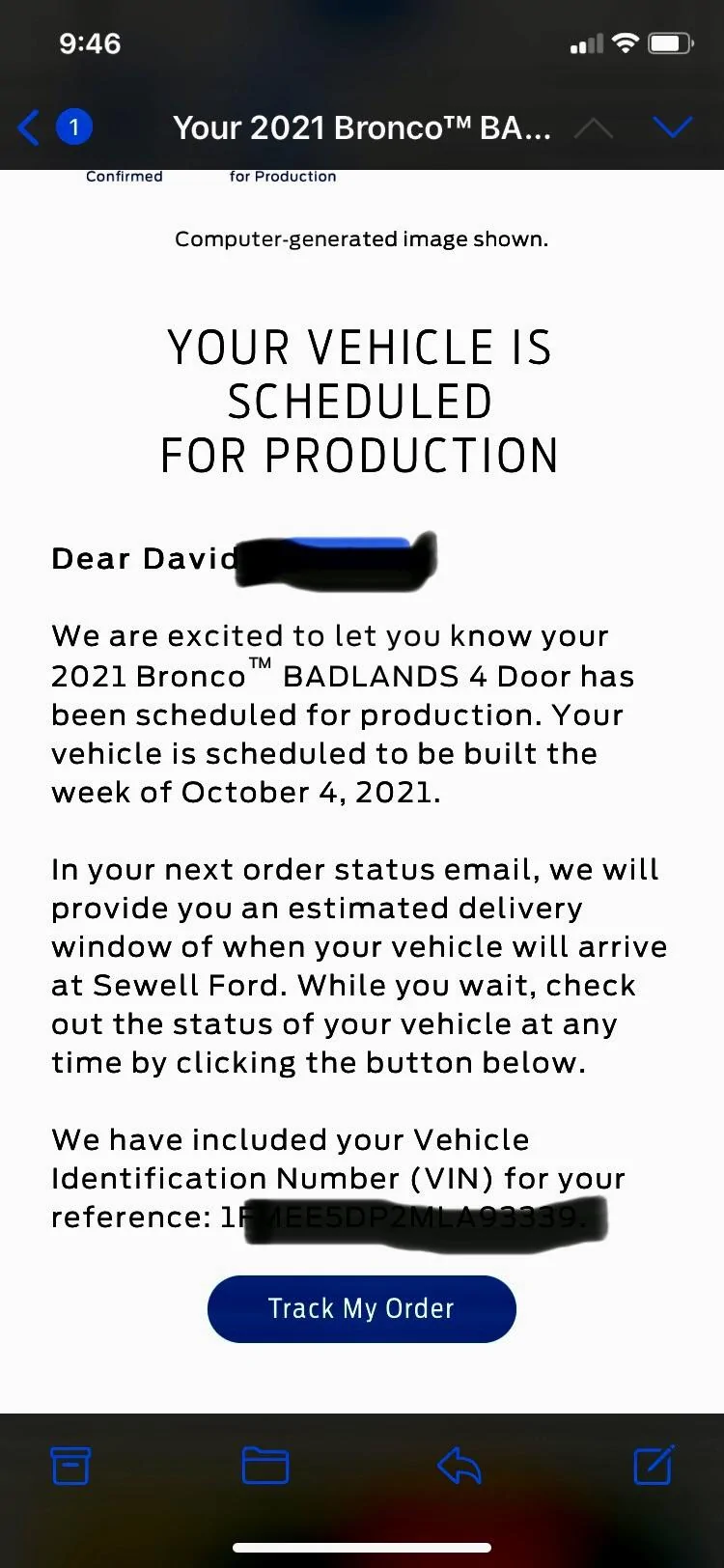 Ford Bronco 📬 9/2 Scheduling Email Received Group! 80B3C10F-AE80-4173-B475-24A9EBDADE63