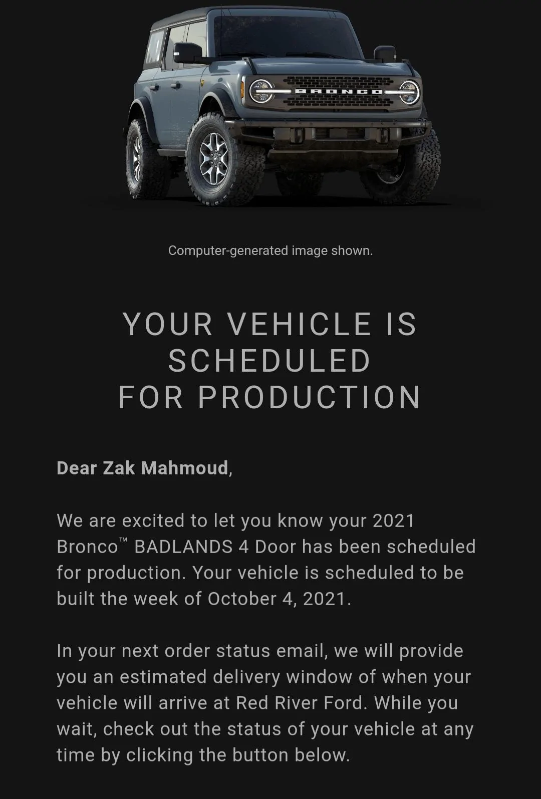 Ford Bronco 📬 9/2 Scheduling Email Received Group! Screenshot_20210902-092230_Outlook