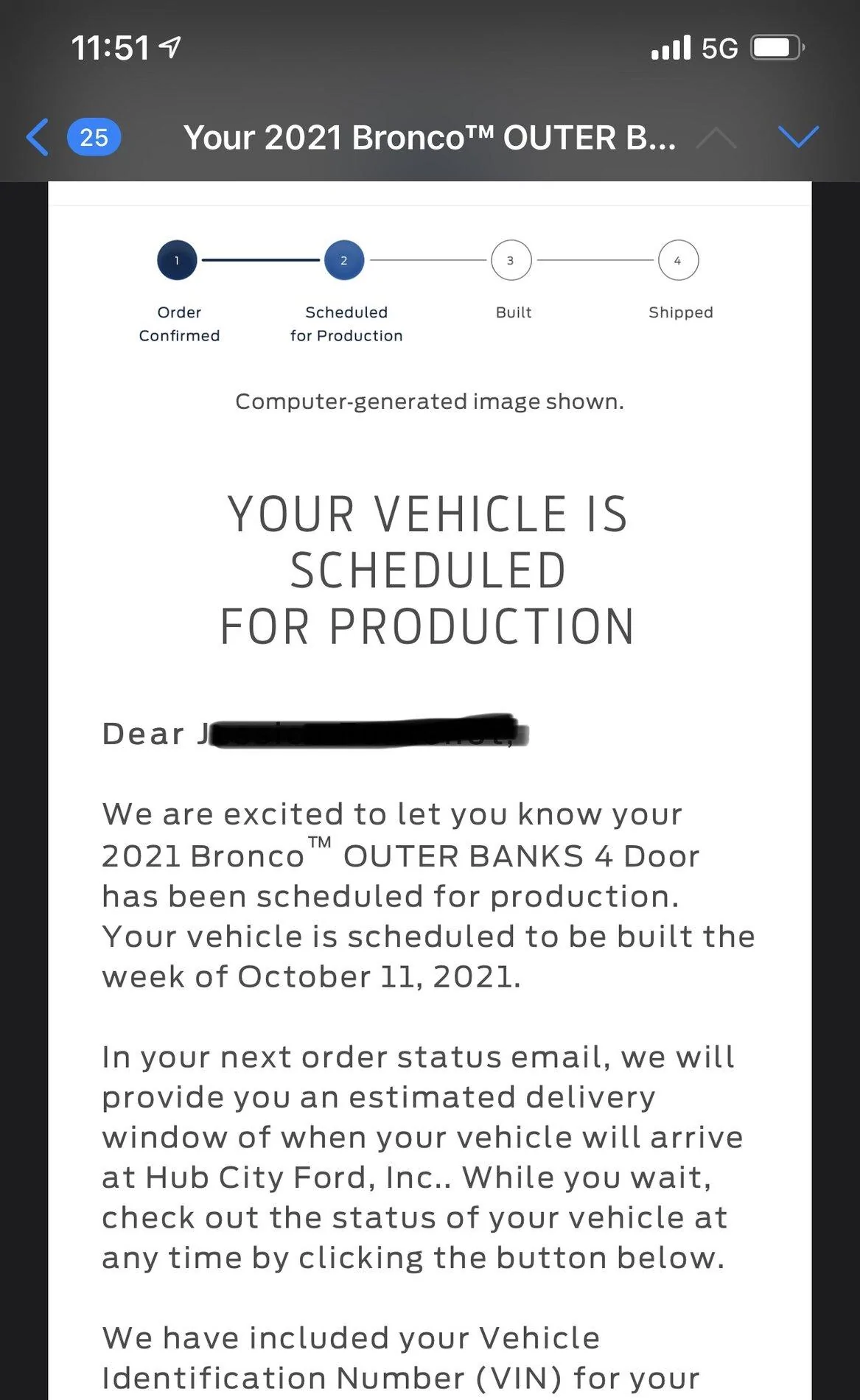 Ford Bronco 📬 9/2 Scheduling Email Received Group! 43ED5D03-6A1A-49DD-B36A-B9A566F0F032