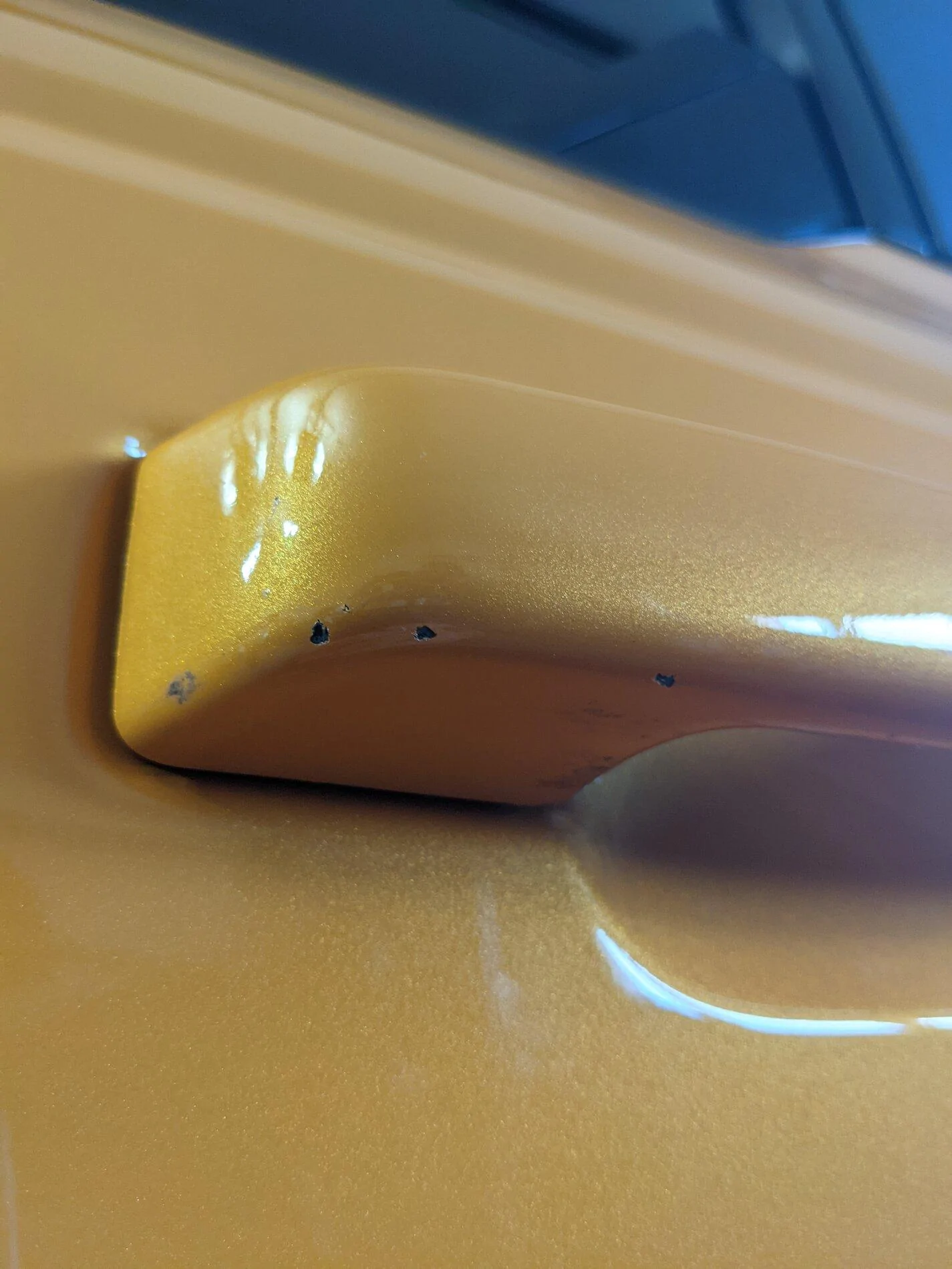 Ford Bronco Rear Door Handles Getting Blasted By Rocks PXL_20210902_223304519
