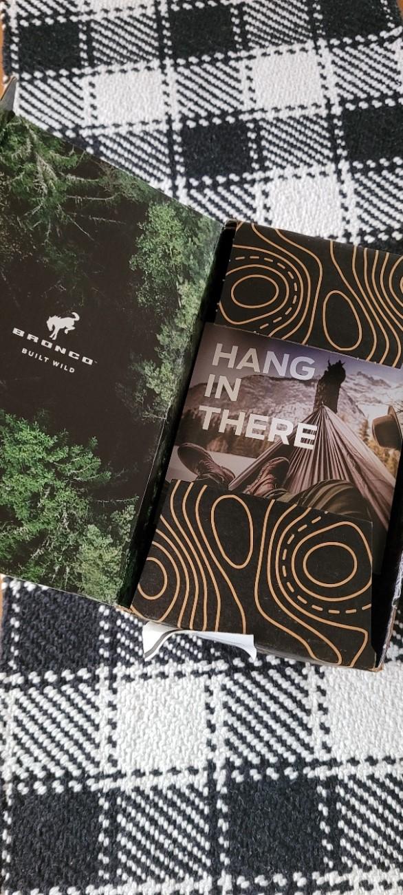 Ford Bronco Hammock swag gift thread 20210902_172205