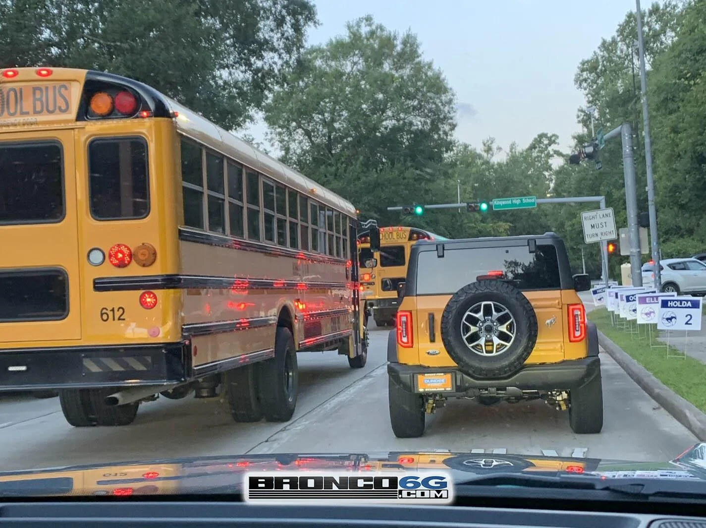 Ford Bronco Cyber Orange - Yay or Nay? Cyber Orange School Bus