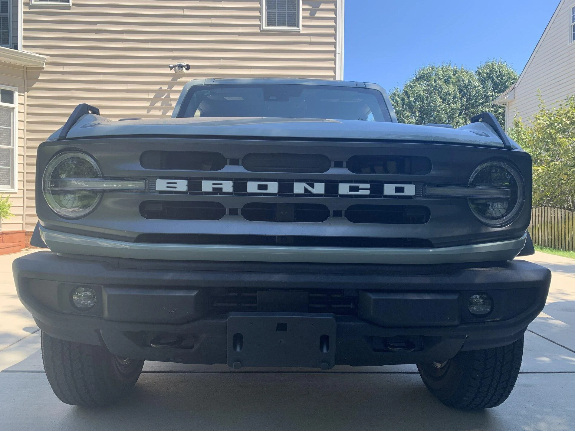 Ford Bronco Front License Plate Holder relocation! E626292A-6517-451B-B6EF-F98B9A808552