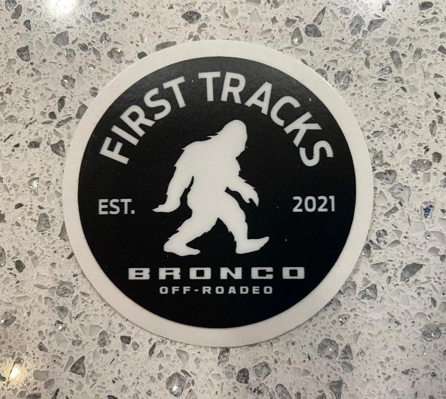 Ford Bronco Off-Roadeo Texas Stickers OR NH First Tracks