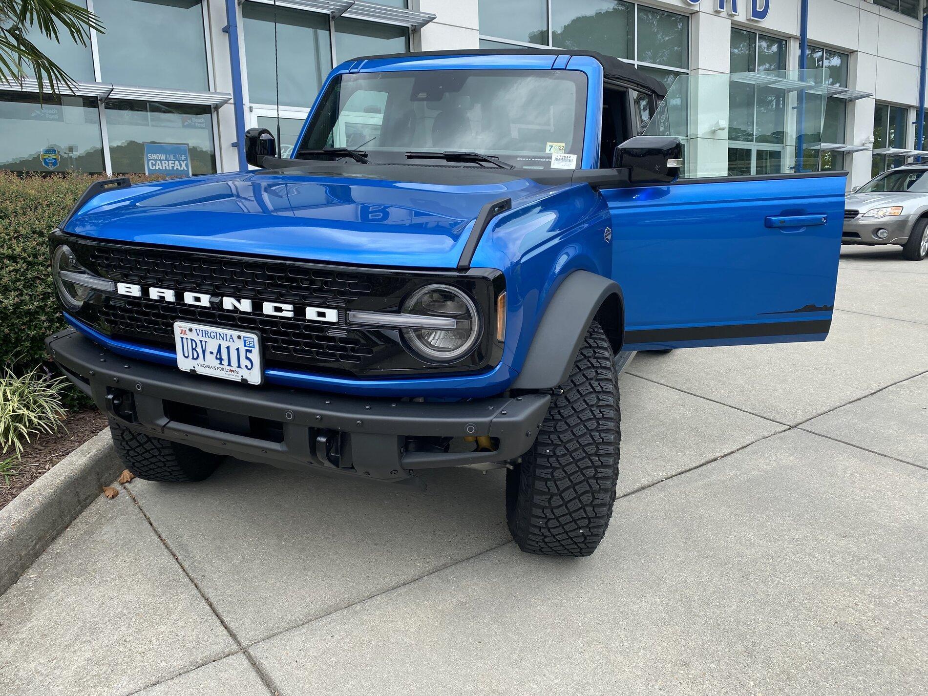 Ford Bronco I'm back in after the test drive! CD40AC90-0795-43BC-915B-2E8414942F7A