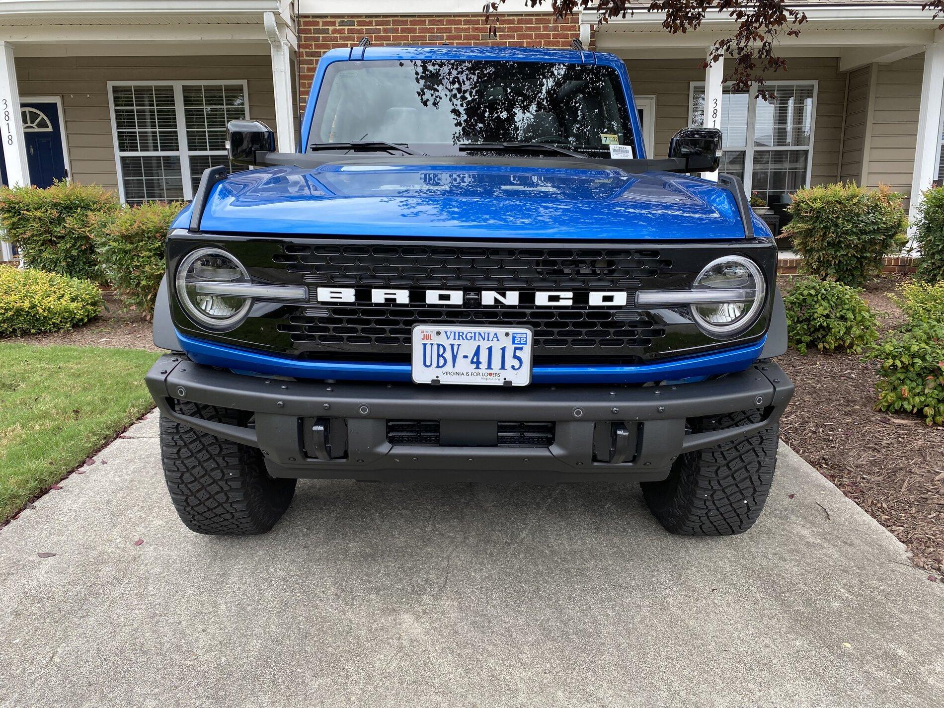Ford Bronco I'm back in after the test drive! 3478C591-063F-44BA-AD80-70583CDE5554