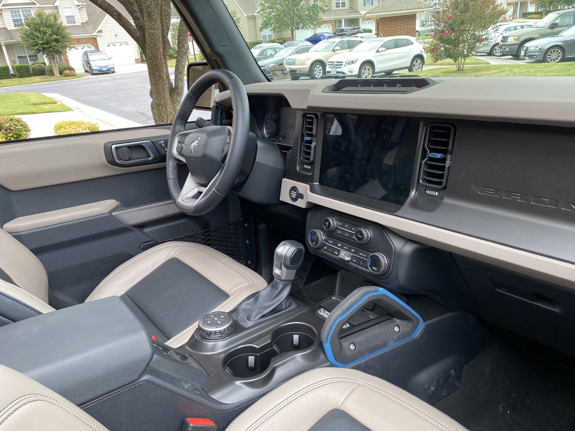 Ford Bronco I'm back in after the test drive! 4D4EB2AD-1290-484D-BF48-8D3A77DD4C4E