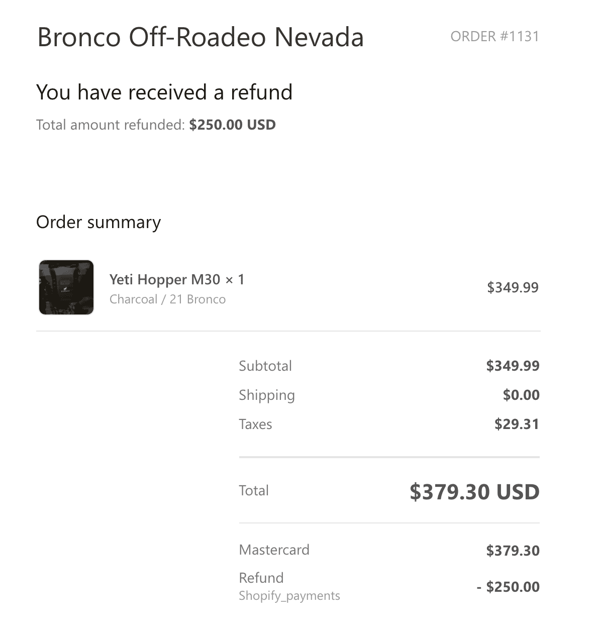 Ford Bronco Bronco-branded Yeti Hopper 30 Purchased Screen Shot 2021-09-08 at 2.12.18 PM